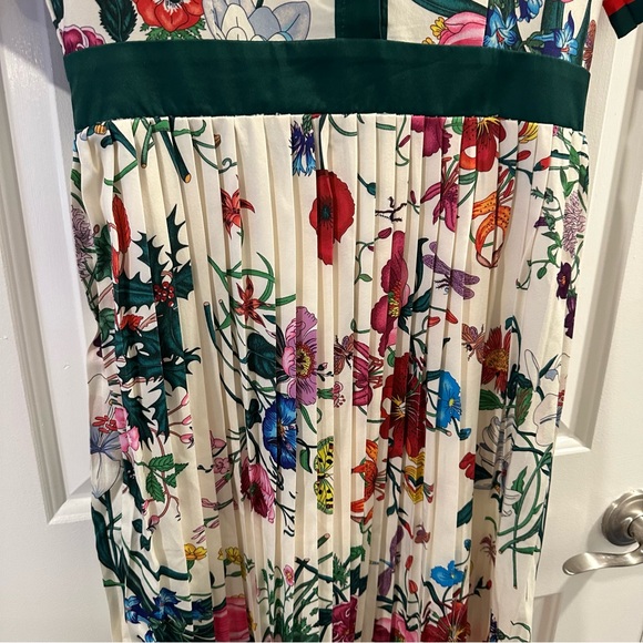 Dalia Macphee White Multi Short Sleeve Shirt Dress in Multicolor Floral/Cream - Picture 6 of 16